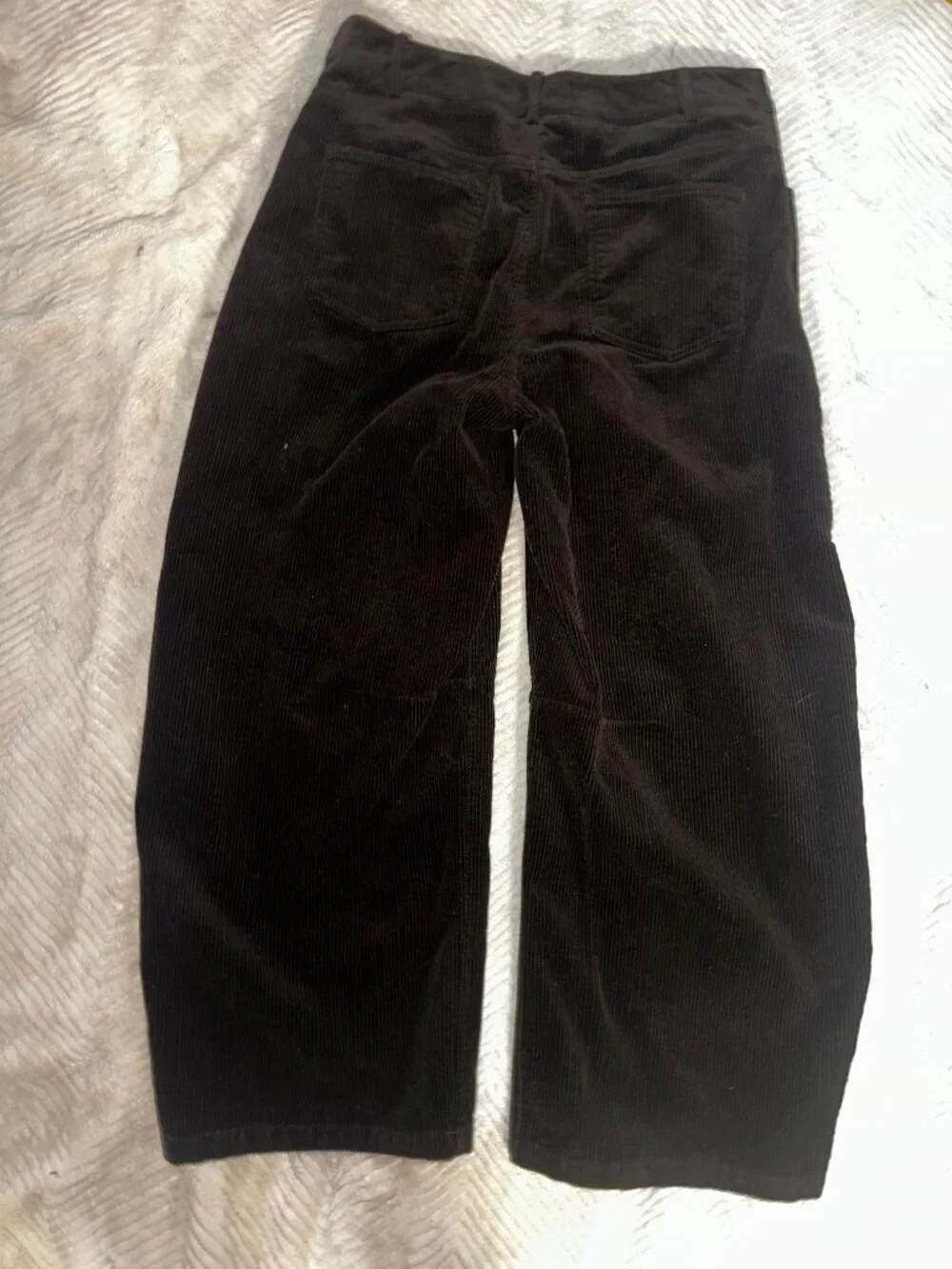 Commense Belted Corduroy Wide-Leg Pants - Picture 4 of 6